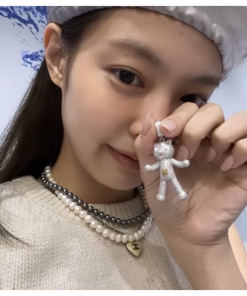 韓國VINTAGE HOLLYWOOD - Natural Pearl Necklace| Jennie 同款